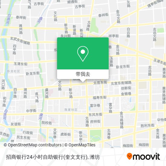 招商银行24小时自助银行(奎文支行)地图