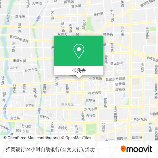 招商银行24小时自助银行(奎文支行)地图