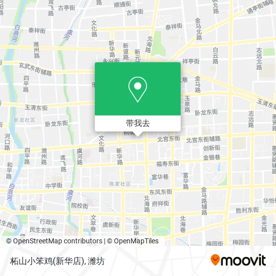 柘山小笨鸡(新华店)地图
