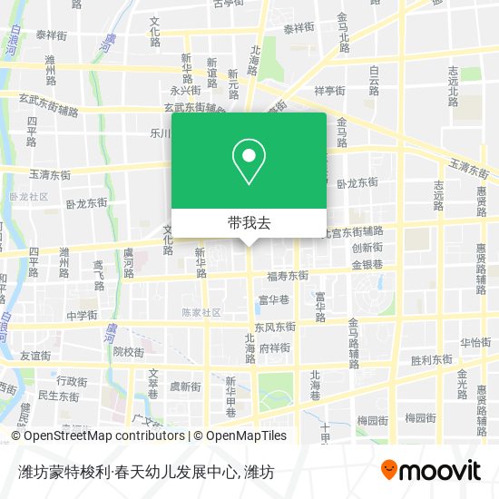 潍坊蒙特梭利·春天幼儿发展中心地图