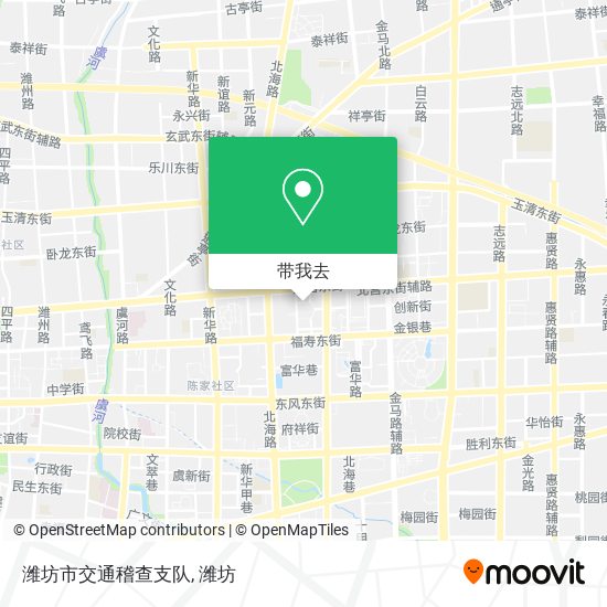 潍坊市交通稽查支队地图