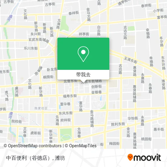 中百便利（谷德店）地图