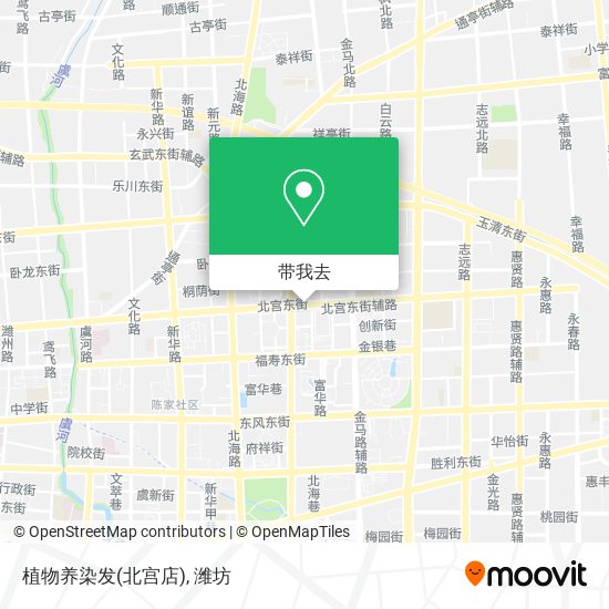 植物养染发(北宫店)地图