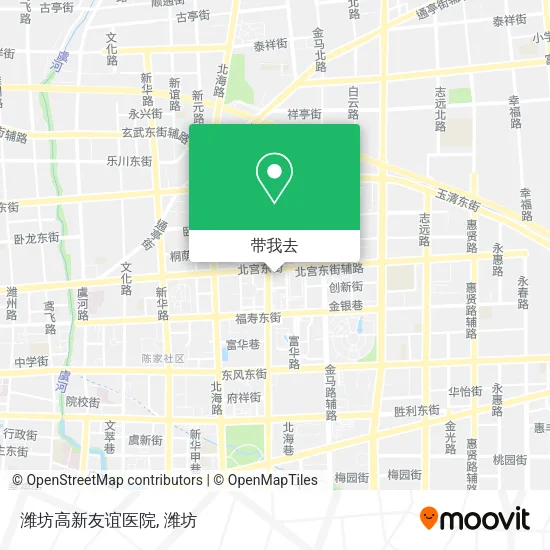 潍坊高新友谊医院地图