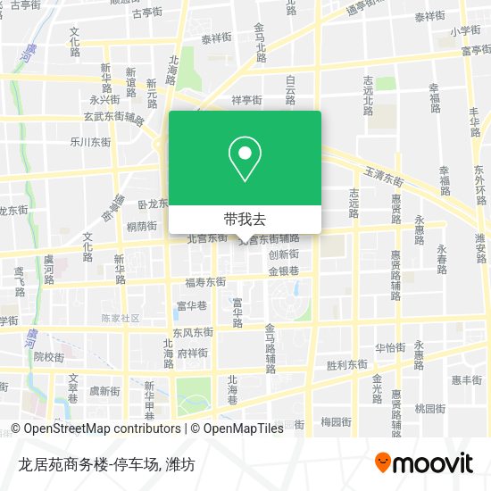 龙居苑商务楼-停车场地图
