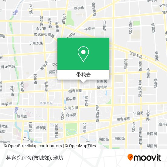 检察院宿舍(市城郊)地图