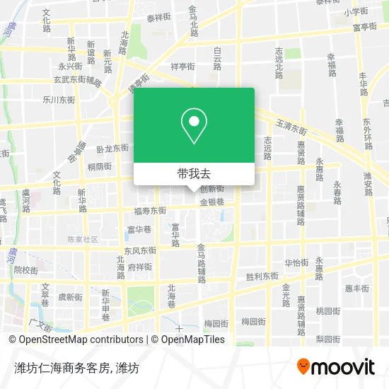 潍坊仁海商务客房地图