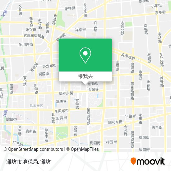 潍坊市地税局地图