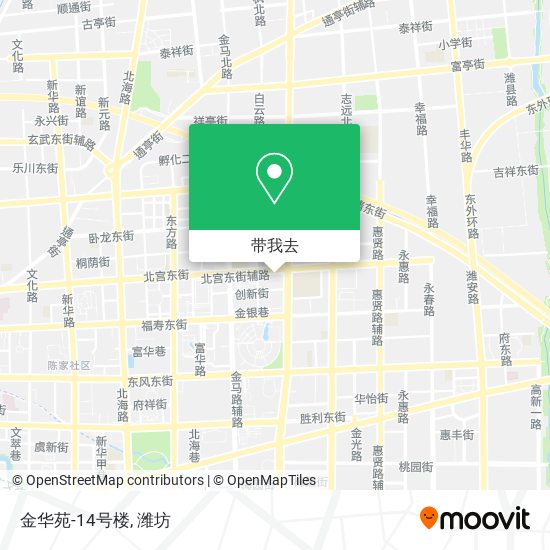金华苑-14号楼地图