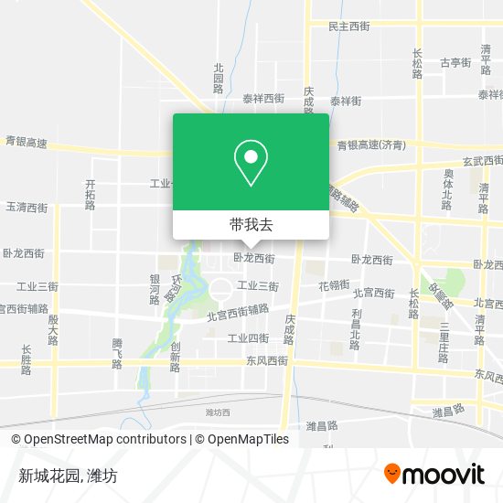新城花园地图