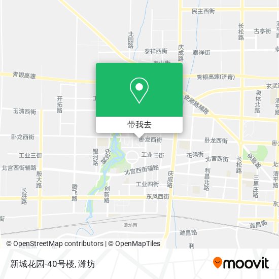 新城花园-40号楼地图