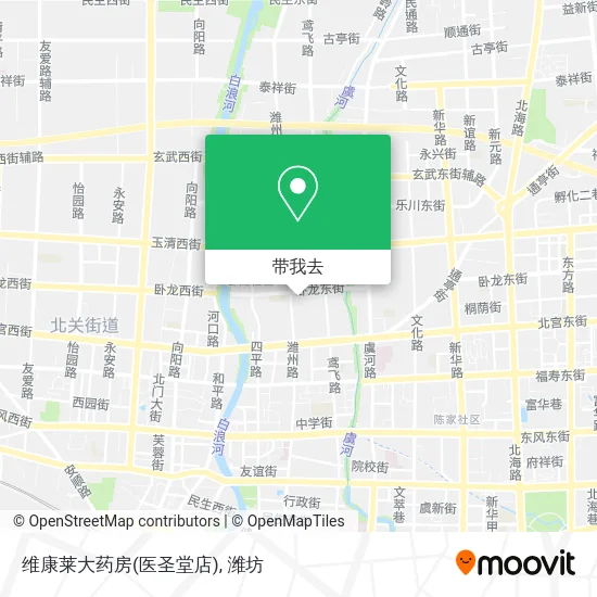 维康莱大药房(医圣堂店)地图