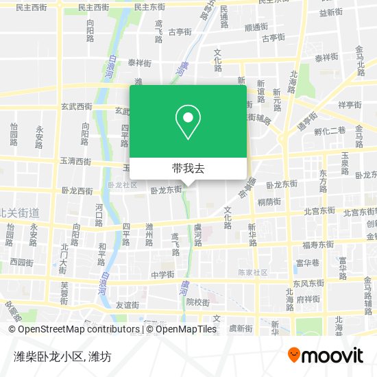 潍柴卧龙小区地图