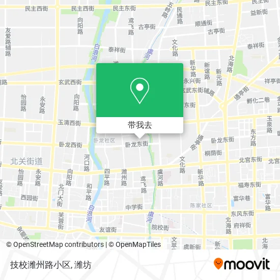 技校潍州路小区地图