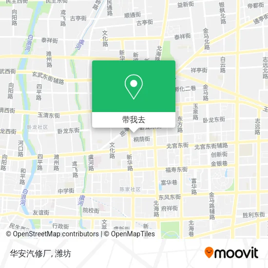 华安汽修厂地图
