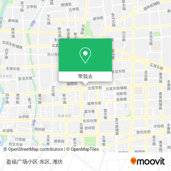 盈福广场小区-东区地图