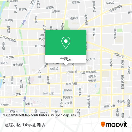 赵疃小区-14号楼地图