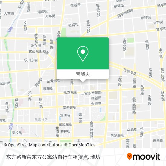 东方路新富东方公寓站自行车租赁点地图