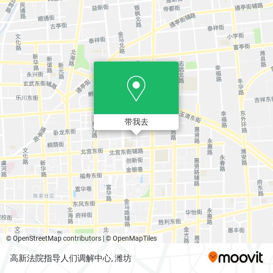 高新法院指导人们调解中心地图