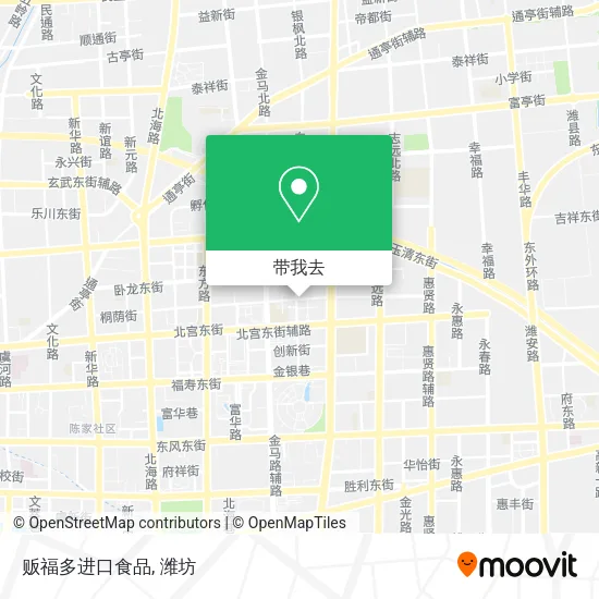 贩福多进口食品地图