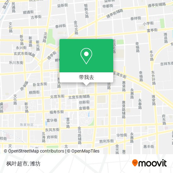 枫叶超市地图