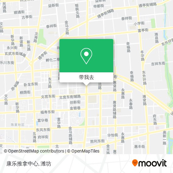 康乐推拿中心地图