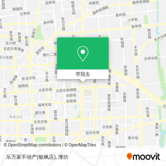 乐万家不动产(银枫店)地图