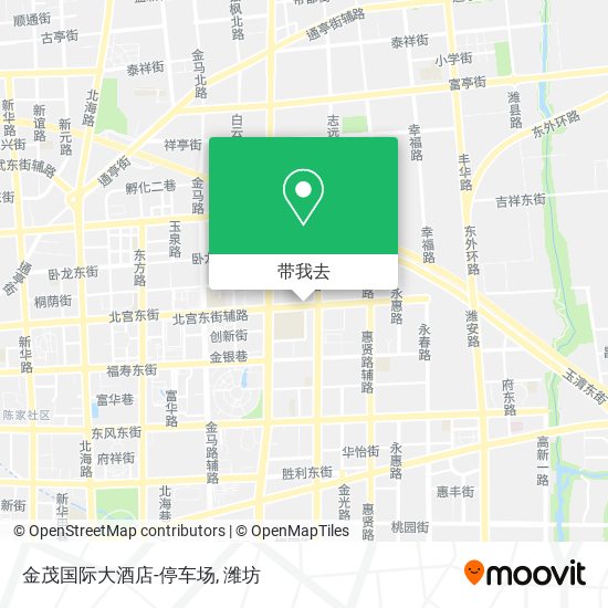 金茂国际大酒店-停车场地图