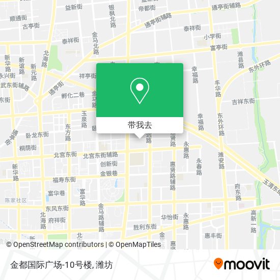 金都国际广场-10号楼地图