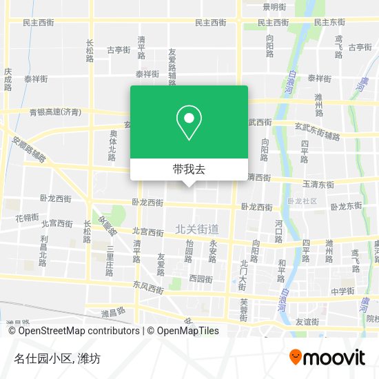 名仕园小区地图