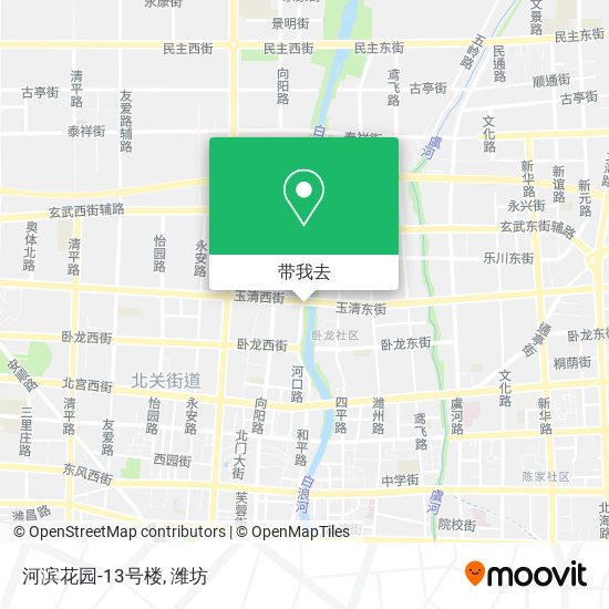 河滨花园-13号楼地图