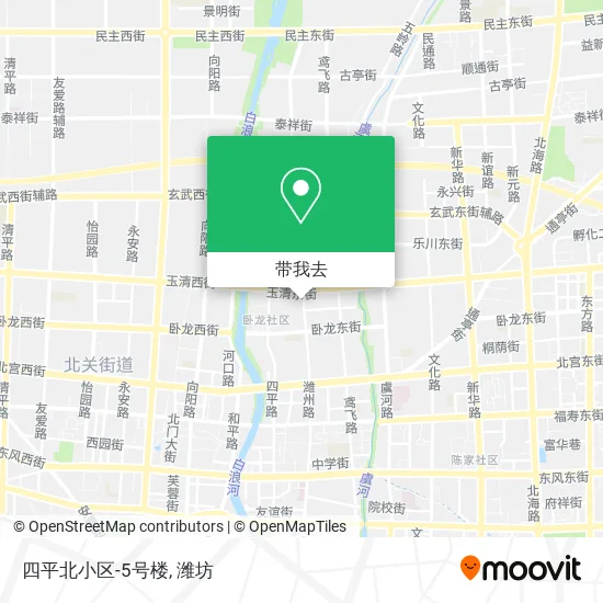 四平北小区-5号楼地图