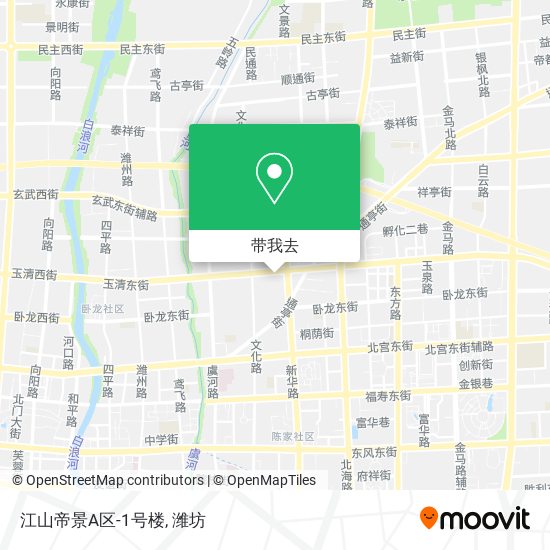 江山帝景A区-1号楼地图