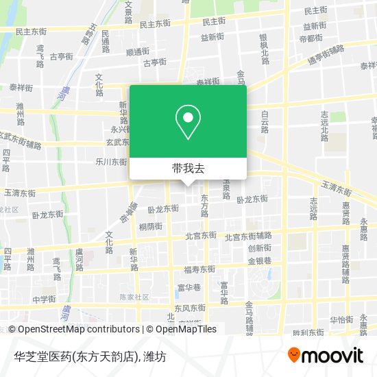 华芝堂医药(东方天韵店)地图