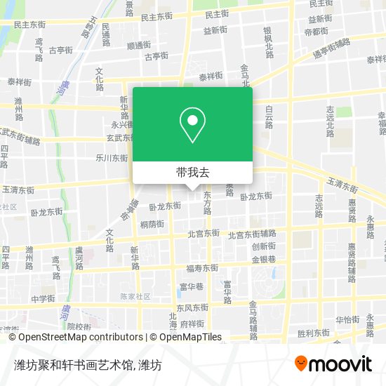 潍坊聚和轩书画艺术馆地图