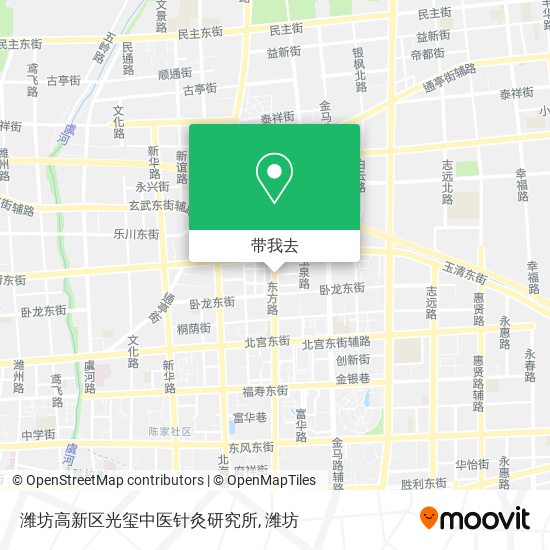 潍坊高新区光玺中医针灸研究所地图