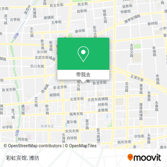 彩虹宾馆地图