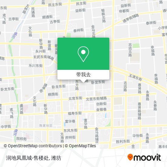 润地凤凰城-售楼处地图