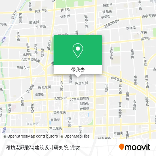 潍坊宏跃彩钢建筑设计研究院地图