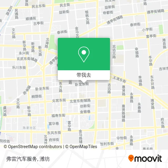 弗雷汽车服务地图