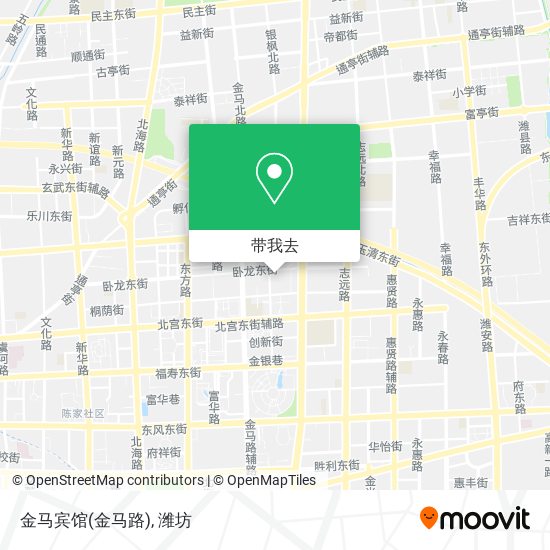 金马宾馆(金马路)地图