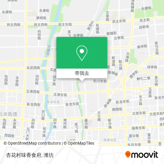 杏花村味香食府地图