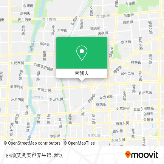 丽颜艾灸美容养生馆地图