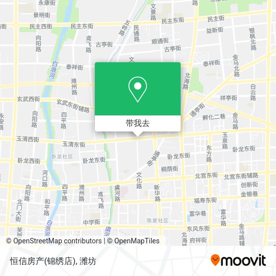 恒信房产(锦绣店)地图