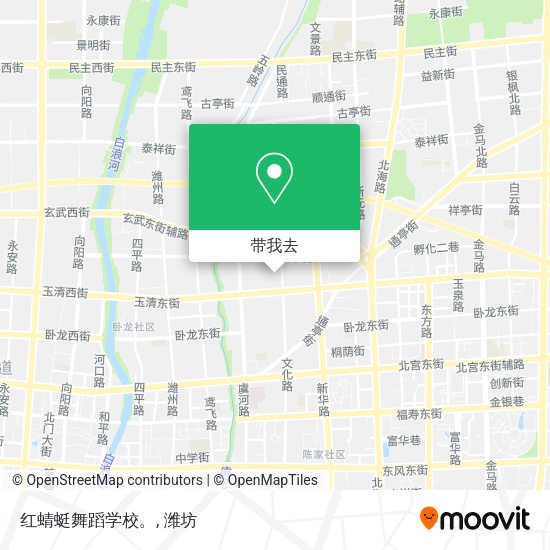 红蜻蜓舞蹈学校。地图