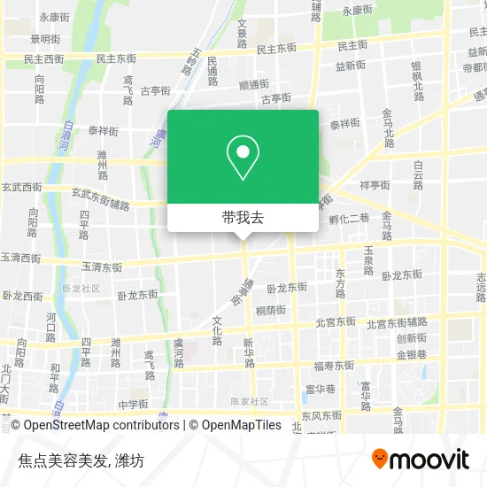 焦点美容美发地图