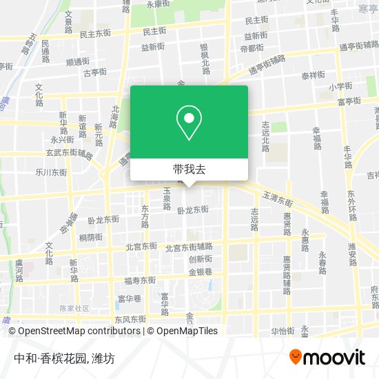 中和·香槟花园地图