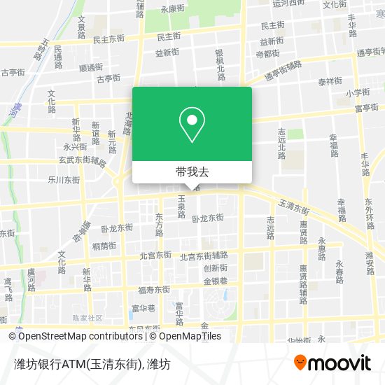 潍坊银行ATM(玉清东街)地图