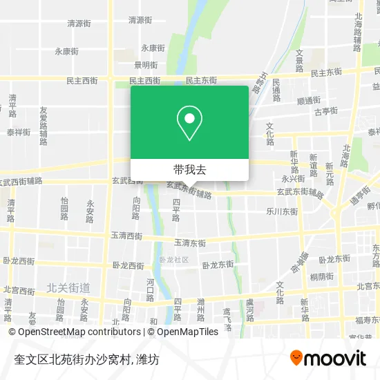 奎文区北苑街办沙窝村地图
