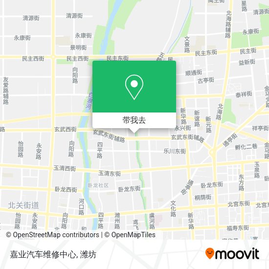 嘉业汽车维修中心地图